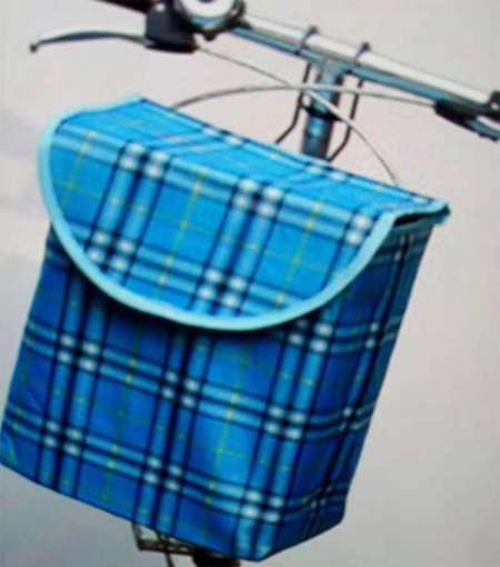 Large Capacity Cloth Bike Basket Folding Bicycle Basket for dog